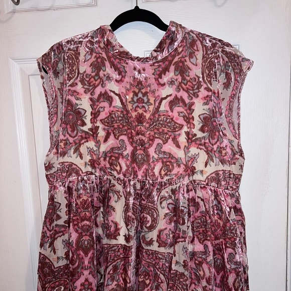 NWT FREE PEOPLE All the Time Velvet Mini Dress Sz L - Picture 12 of 16